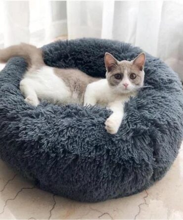 Fluffy Cat Calming Bed